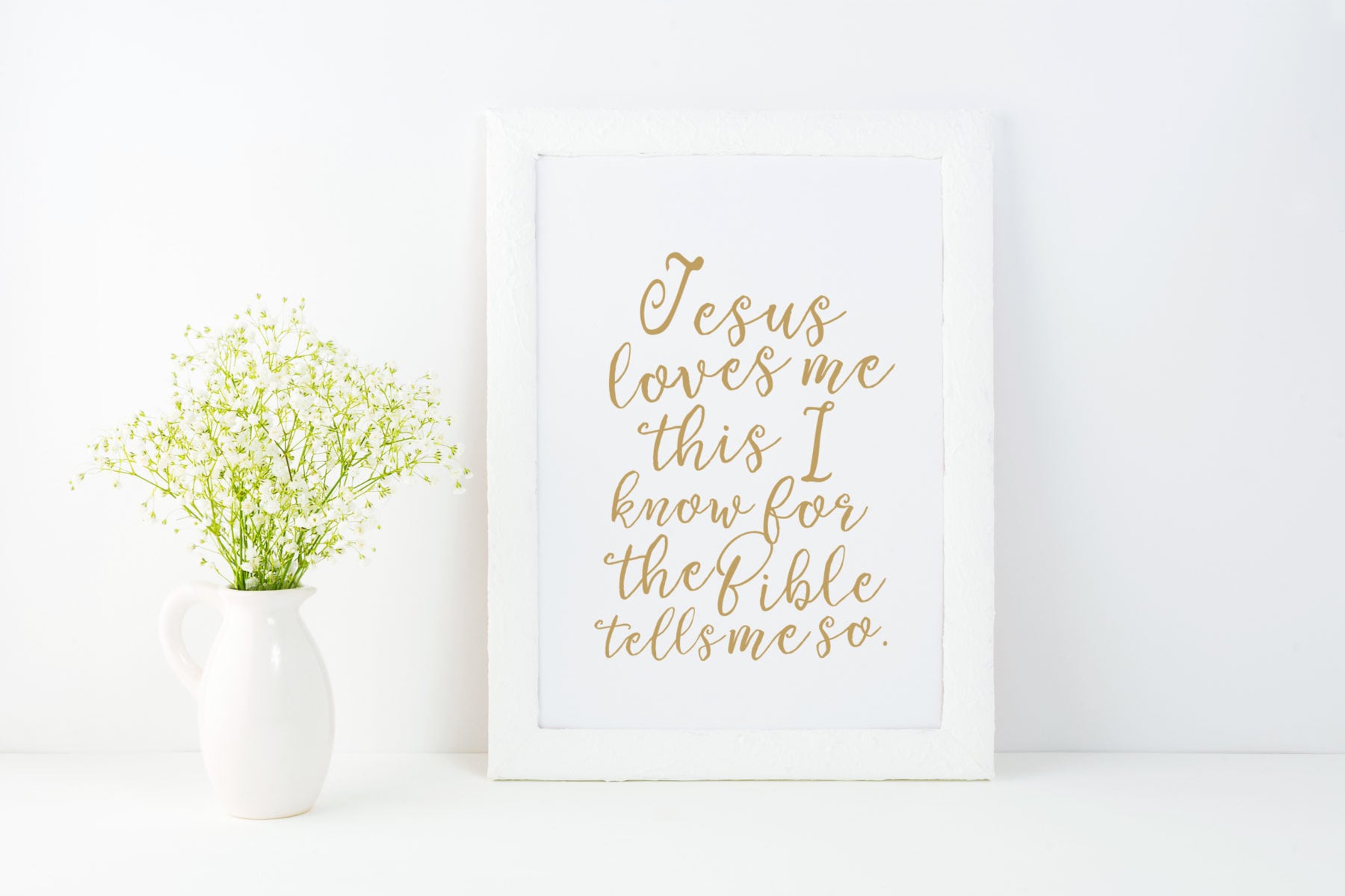Jesus Loves Me Free Printable Page of Joy
