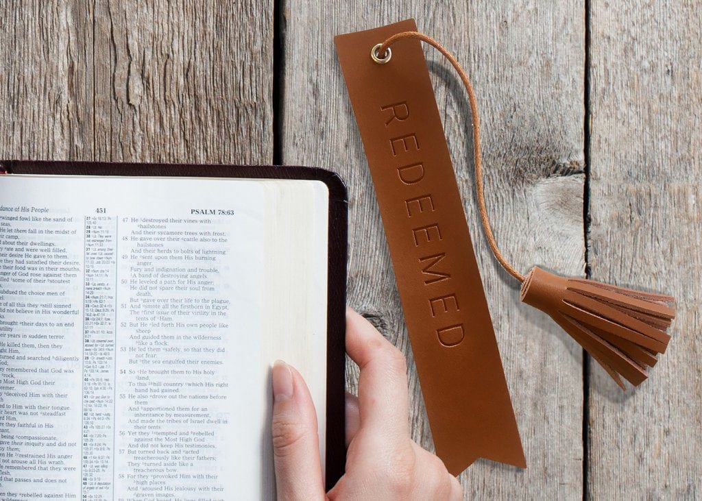 redeemed bookmark