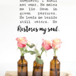 Free Printable Psalm 23 from Page of Joy