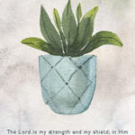The Lord is my strength! The psalmist reminds us our help come from the Lord at all times.